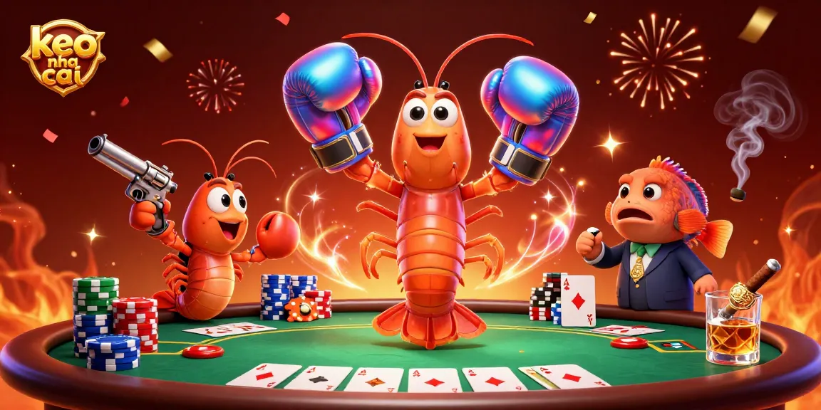 Engage with keo nha cai as the mantis shrimp duo heat up the poker scene amid vibrant celebration.