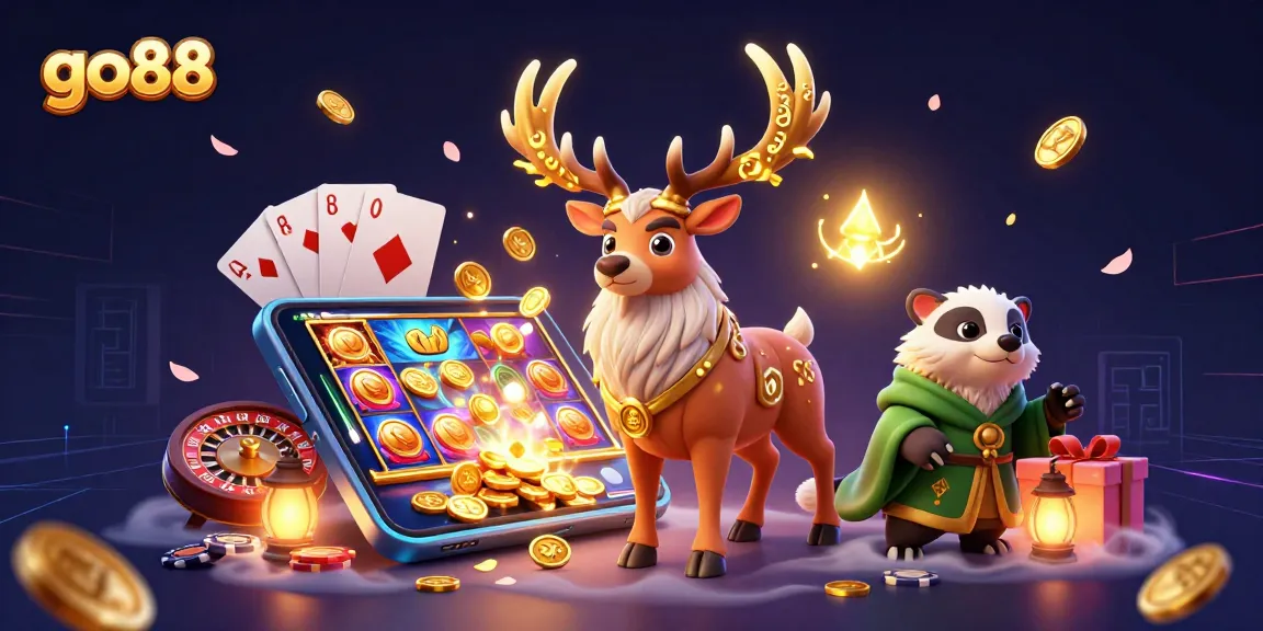 Experience go88's thrilling adventures with vibrant slots and engaging casino characters.